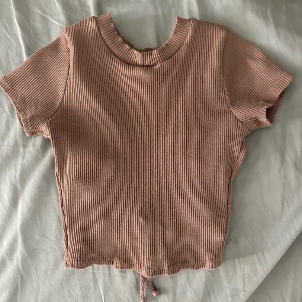 Full tilt light brown tee